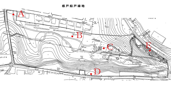 根戸船戸緑地測定地点