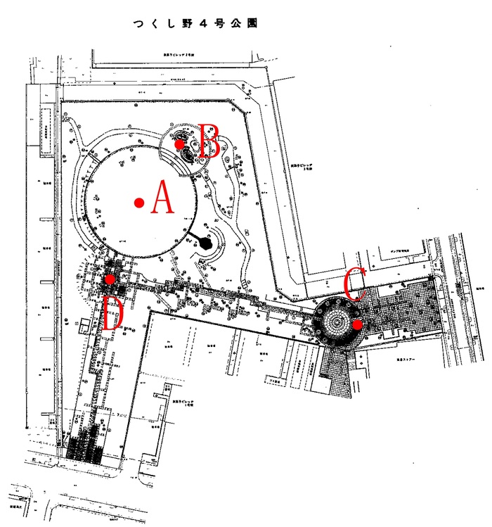 つくし野4号公園平面図