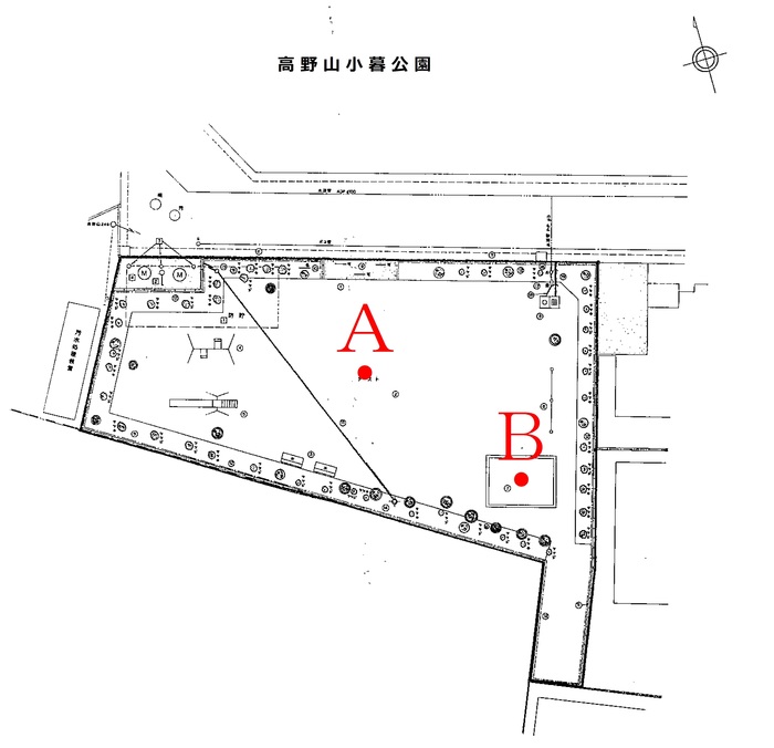 高野山小暮公園測定地点