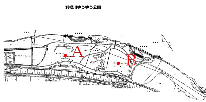 利根川ゆうゆう公園測定地点