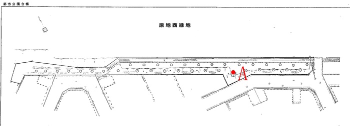 原地西緑地測定地点