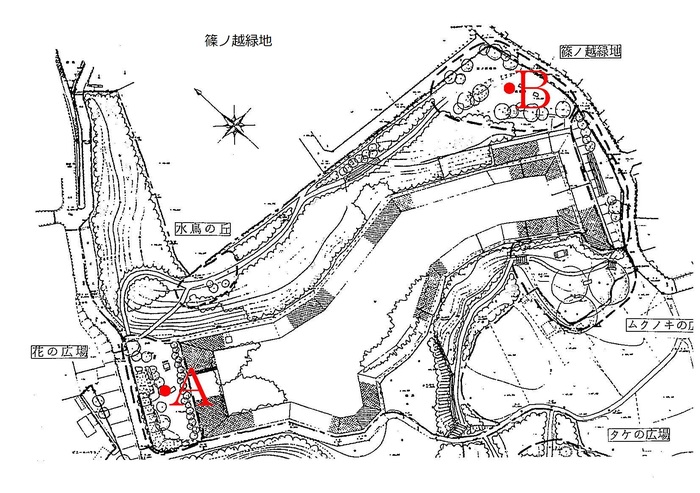 篠ノ越緑地測定地点