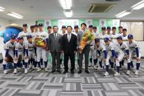 中央学院高校野球部の皆さん