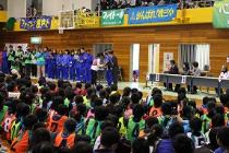 第12回我孫子市青少年綱引き大会で挨拶1