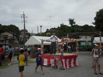 並木親子夏祭りで挨拶1