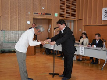 我孫子市防犯協議会総会で挨拶