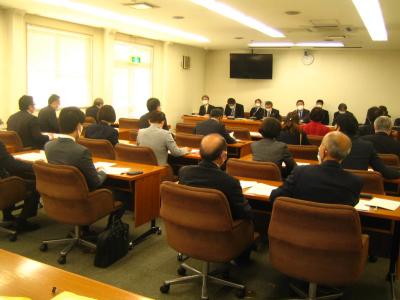 令和2年第4回定例会に関する懇談会の写真